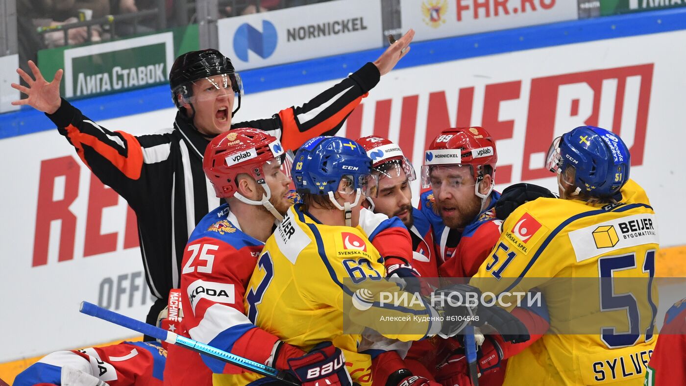Хоккей. Кубок Первого канала. Швеция - Россия