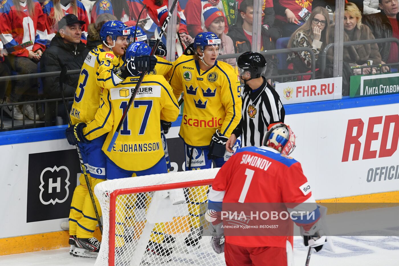 Хоккей. Кубок Первого канала. Швеция - Россия