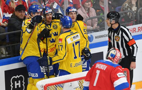 Хоккей. Кубок Первого канала. Швеция - Россия