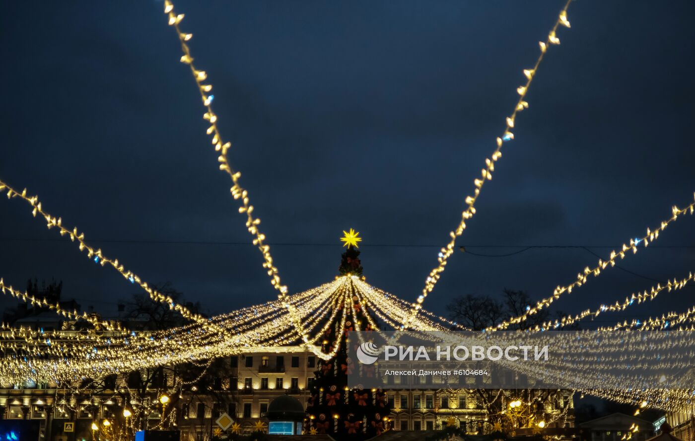 Рождественская ярмарка в Санкт-Петербурге