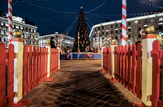 Рождественская ярмарка в Санкт-Петербурге