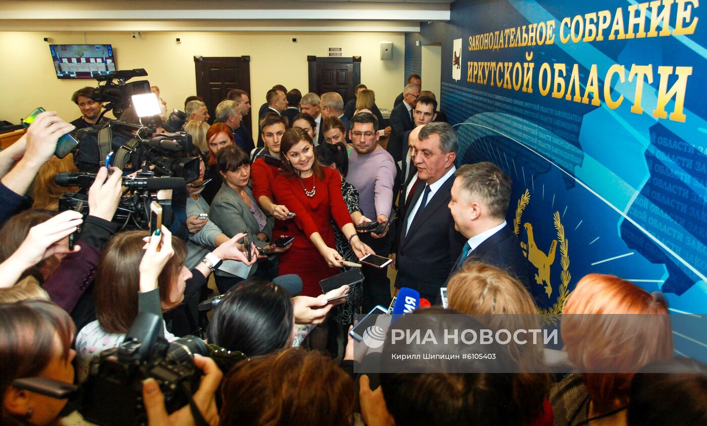 Представление врио губернатора Иркутской области И. Кобзева