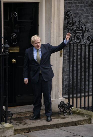 Выступление Б. Джонсона по итогам выборов в Великобритании