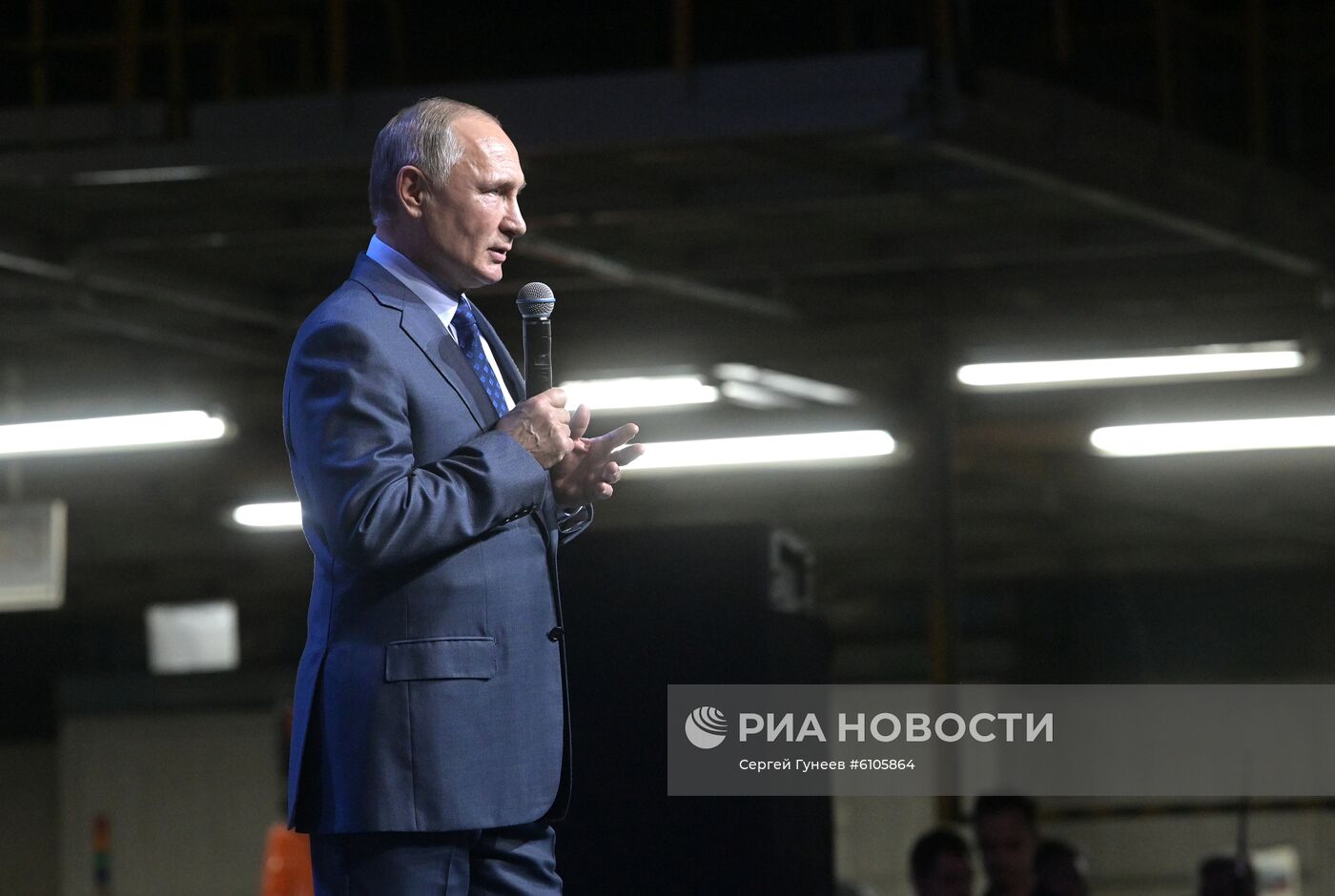 Рабочая поездка президента РФ В. Путина в Татарстан