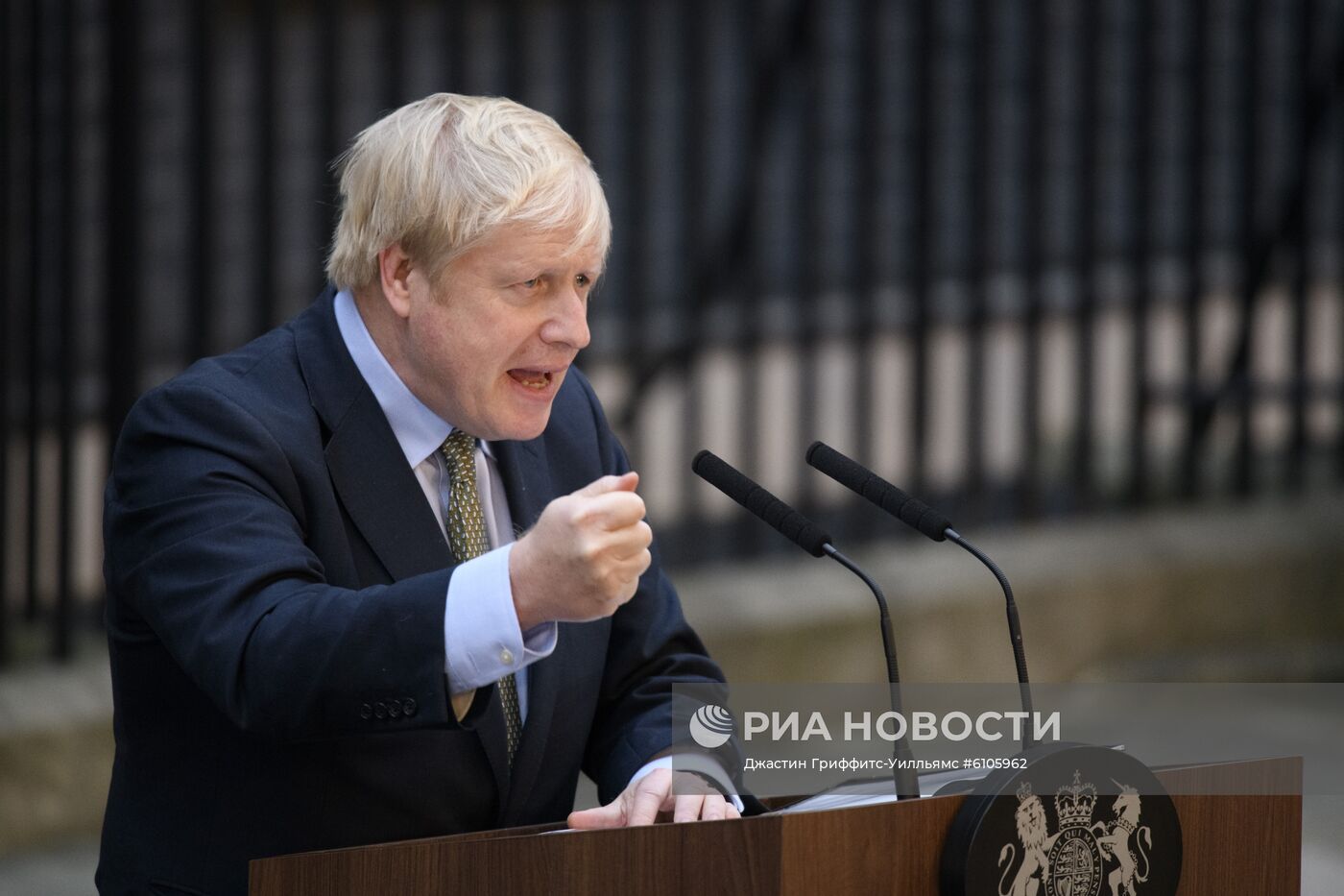 Выступление Б. Джонсона по итогам выборов в Великобритании