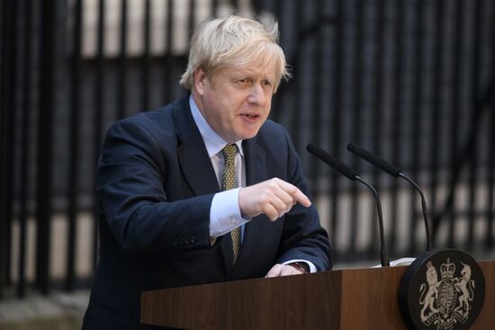 Выступление Б. Джонсона по итогам выборов в Великобритании