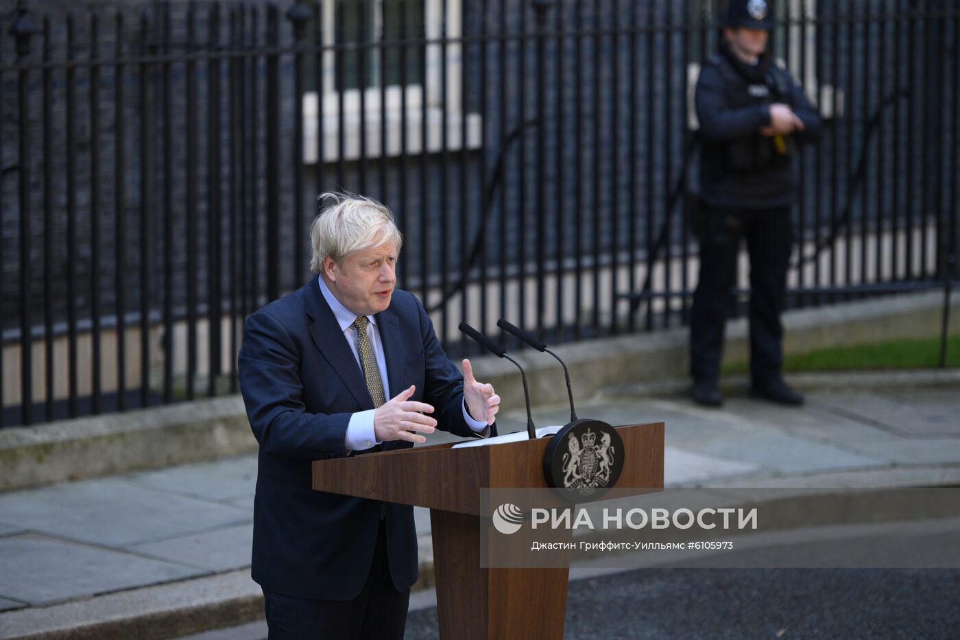 Выступление Б. Джонсона по итогам выборов в Великобритании