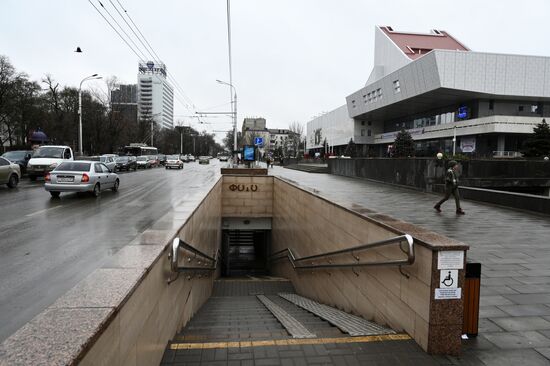 Мозаичные панно в подземных переходах Ростова