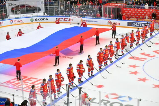 Хоккей. Кубок Первого канала. Матч Россия - Чехия