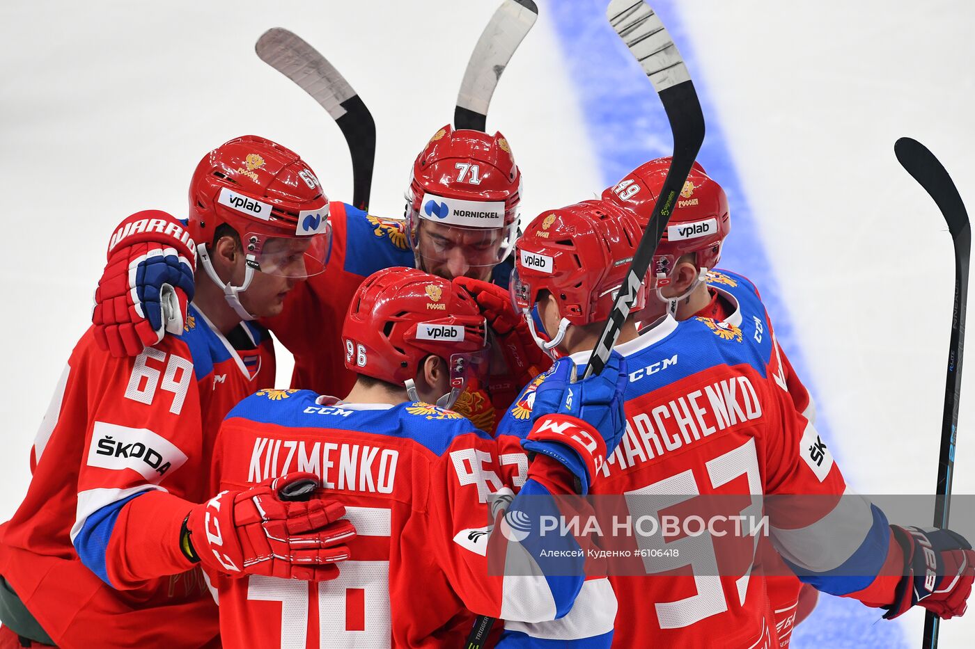 Хоккей. Кубок Первого канала. Матч Россия - Чехия