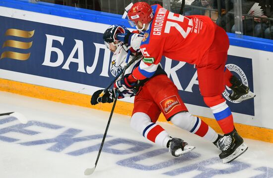 Хоккей. Кубок Первого канала. Матч Россия - Чехия
