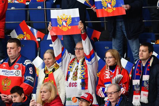 Хоккей. Кубок Первого канала. Матч Россия - Чехия