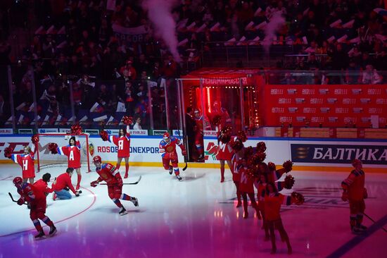 Хоккей. Кубок Первого канала. Матч Россия - Чехия