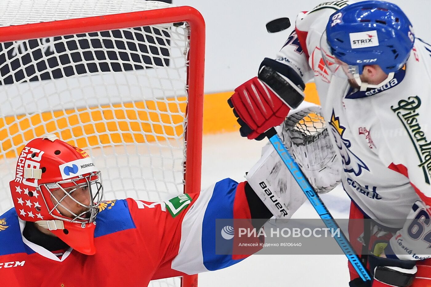 Хоккей. Кубок Первого канала. Матч Россия - Чехия