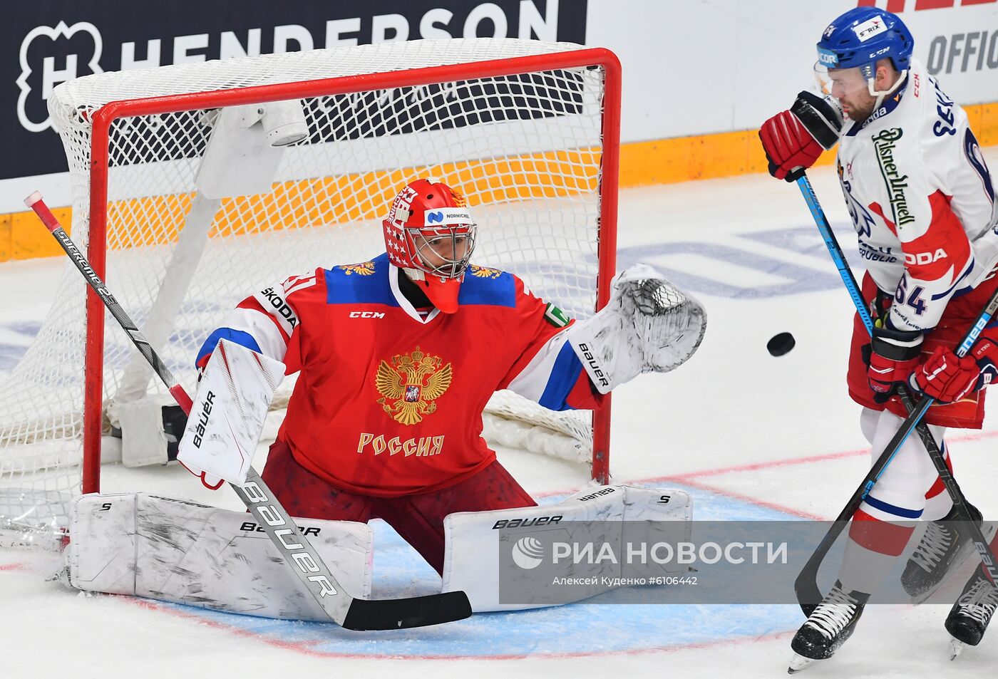 Хоккей. Кубок Первого канала. Матч Россия - Чехия