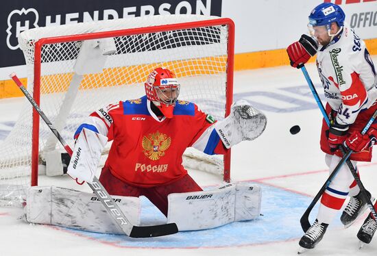 Хоккей. Кубок Первого канала. Матч Россия - Чехия
