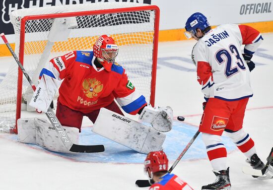 Хоккей. Кубок Первого канала. Матч Россия - Чехия