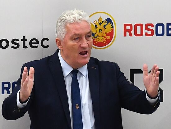 Хоккей. Кубок Первого канала. Матч Россия - Чехия