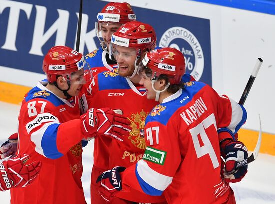 Хоккей. Кубок Первого канала. Матч Россия - Чехия