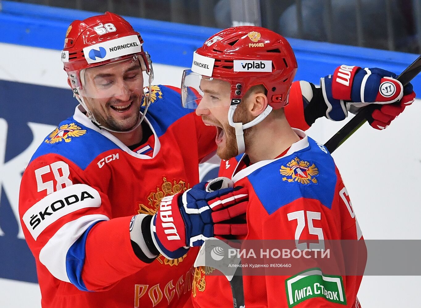 Хоккей. Кубок Первого канала. Матч Россия - Чехия