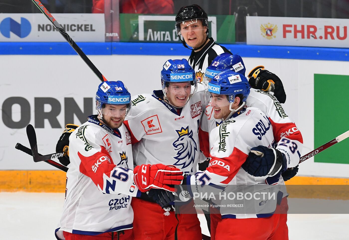 Хоккей. Кубок Первого канала. Матч Россия - Чехия