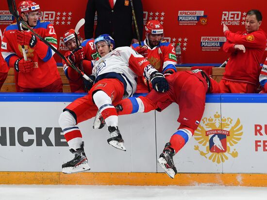 Хоккей. Кубок Первого канала. Матч Россия - Чехия