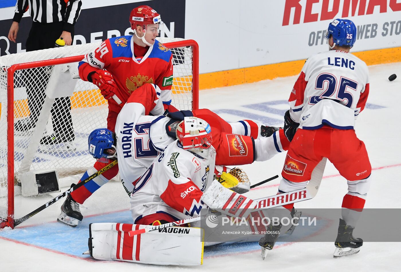 Хоккей. Кубок Первого канала. Матч Россия - Чехия