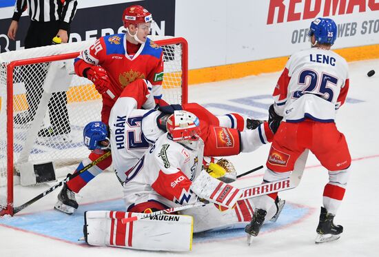 Хоккей. Кубок Первого канала. Матч Россия - Чехия