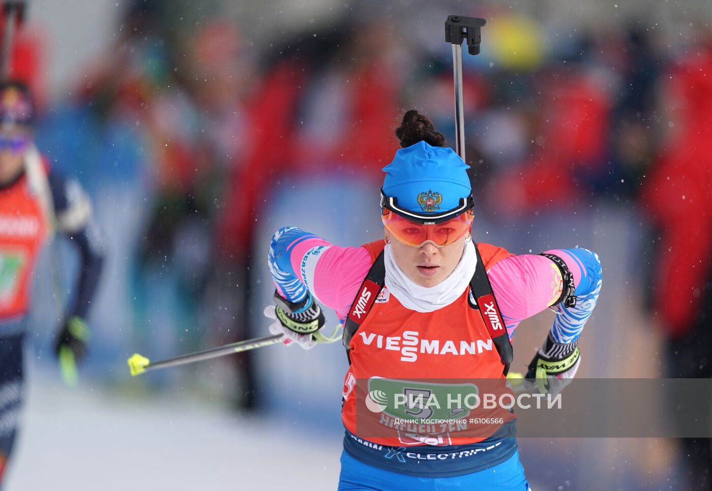 Биатлон. Женская сборная России завоевала серебро на II этапе КМ