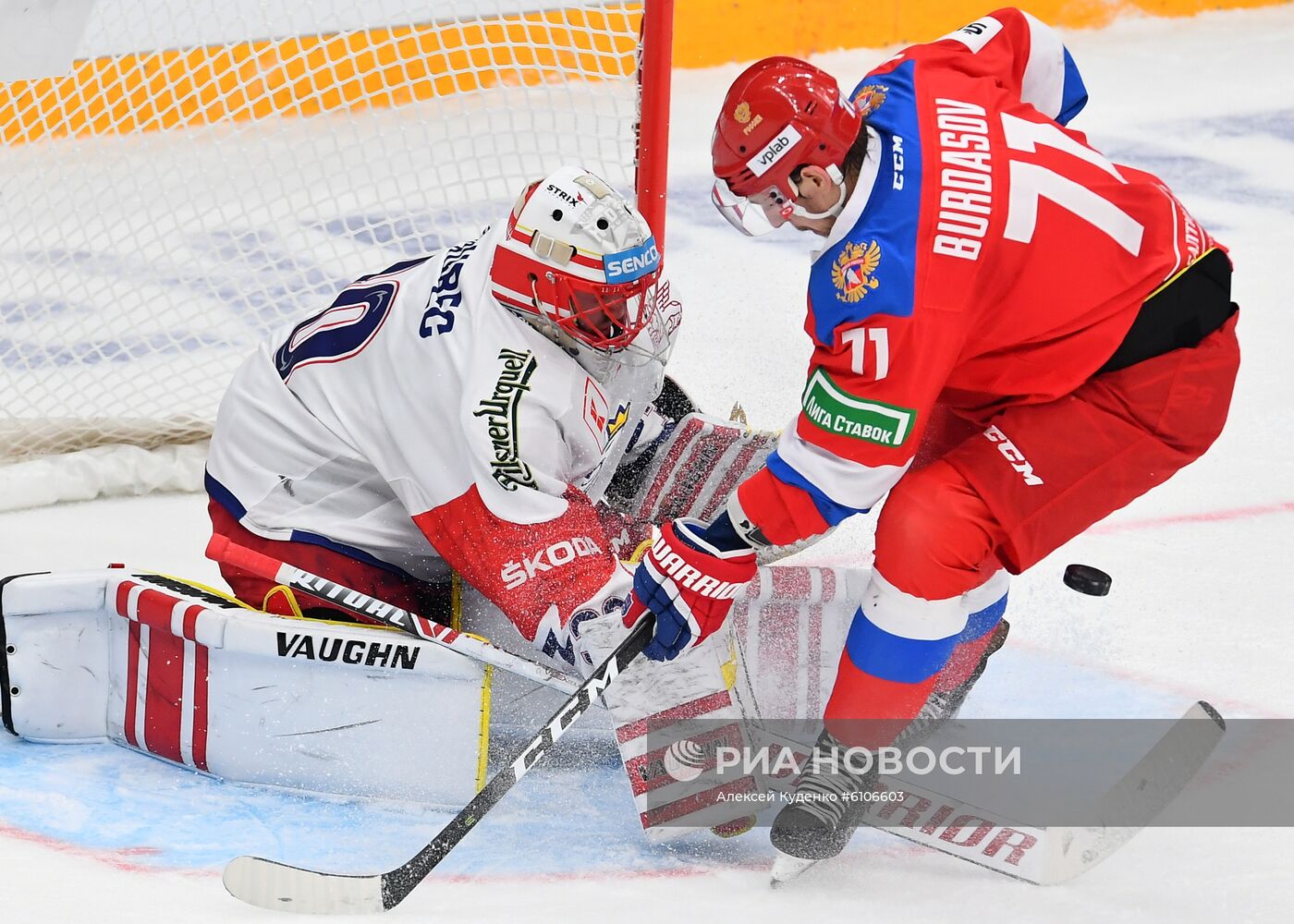 Хоккей. Кубок Первого канала. Матч Россия - Чехия