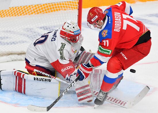 Хоккей. Кубок Первого канала. Матч Россия - Чехия