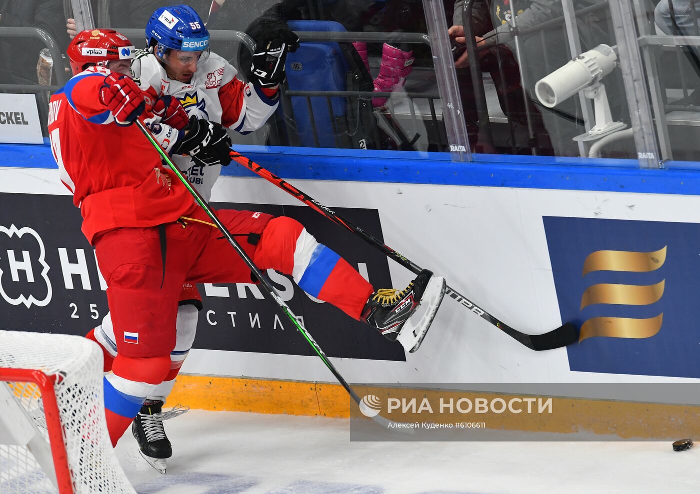 Хоккей. Кубок Первого канала. Матч Россия - Чехия