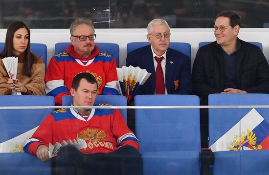 Хоккей. Кубок Первого канала. Матч Россия - Чехия