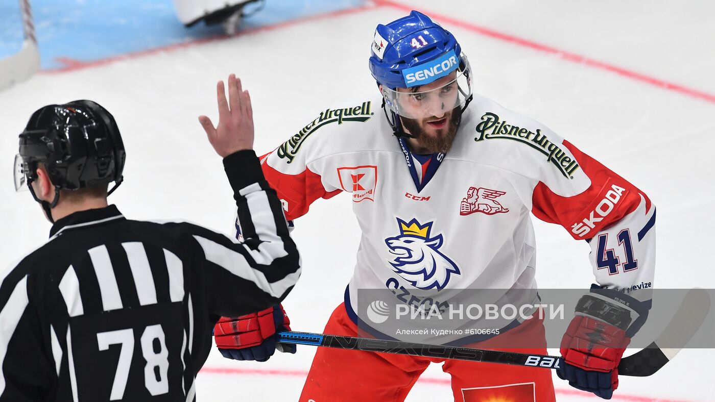 Хоккей. Кубок Первого канала. Матч Россия - Чехия