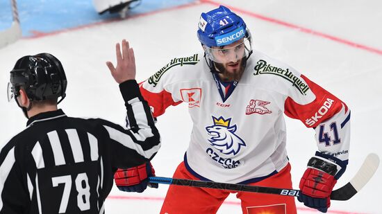 Хоккей. Кубок Первого канала. Матч Россия - Чехия