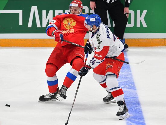 Хоккей. Кубок Первого канала. Матч Россия - Чехия