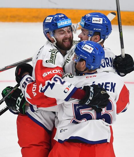 Хоккей. Кубок Первого канала. Матч Россия - Чехия