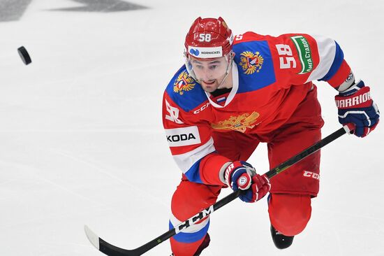 Хоккей. Кубок Первого канала. Матч Россия - Чехия