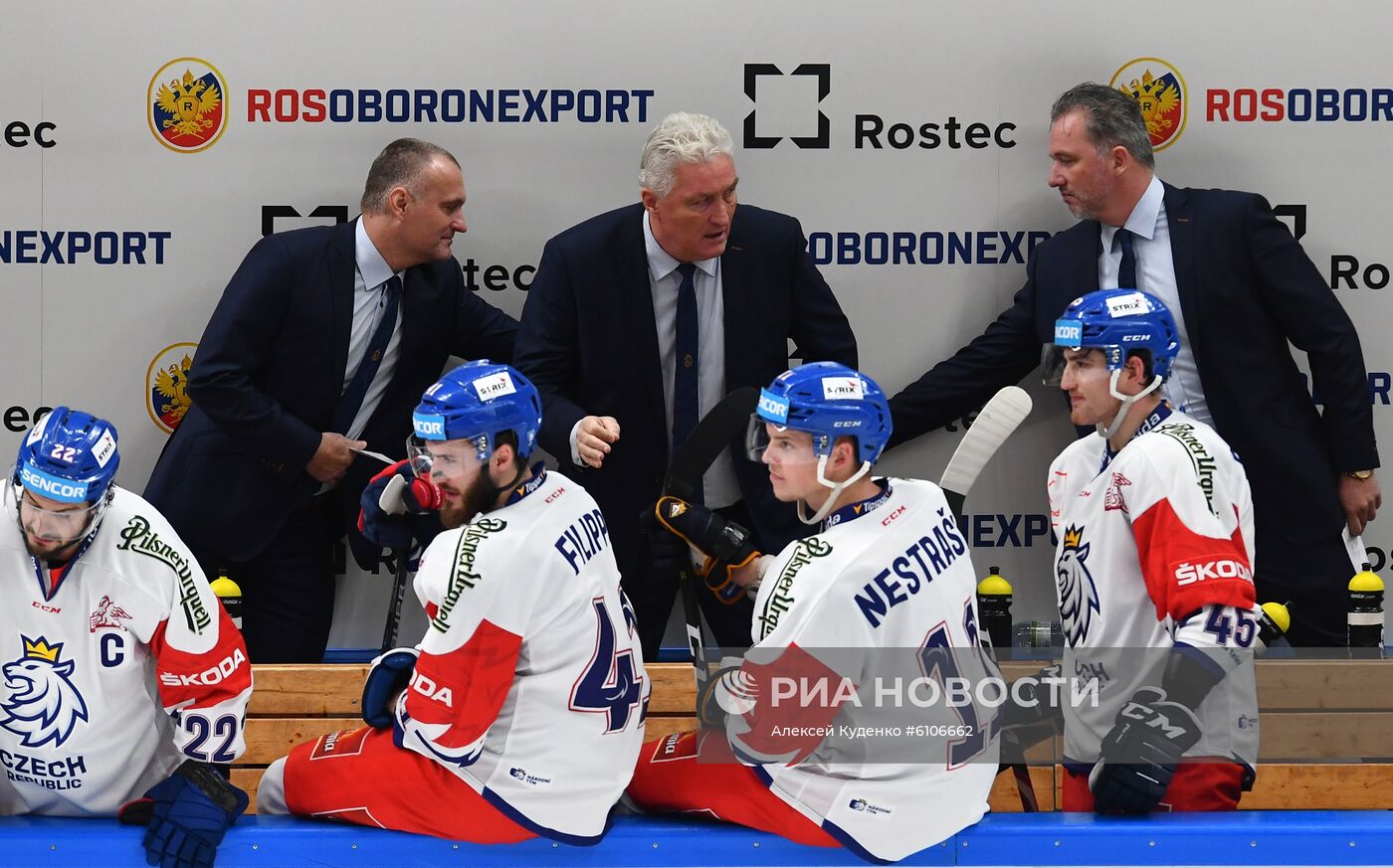 Хоккей. Кубок Первого канала. Матч Россия - Чехия