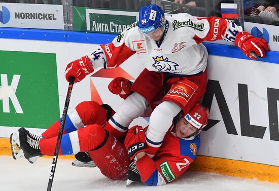 Хоккей. Кубок Первого канала. Матч Россия - Чехия