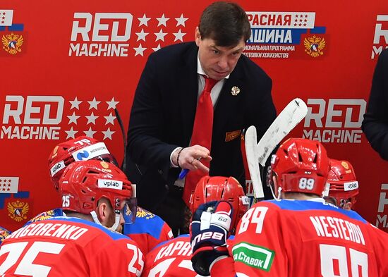 Хоккей. Кубок Первого канала. Матч Россия - Чехия