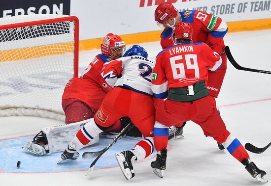 Хоккей. Кубок Первого канала. Матч Россия - Чехия