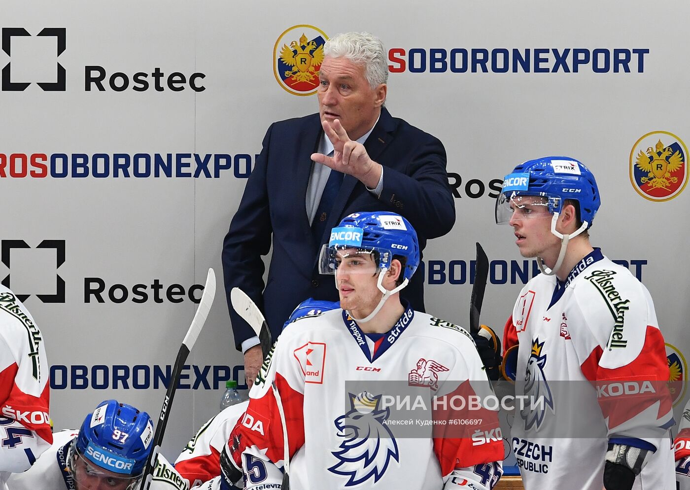 Хоккей. Кубок Первого канала. Матч Россия - Чехия
