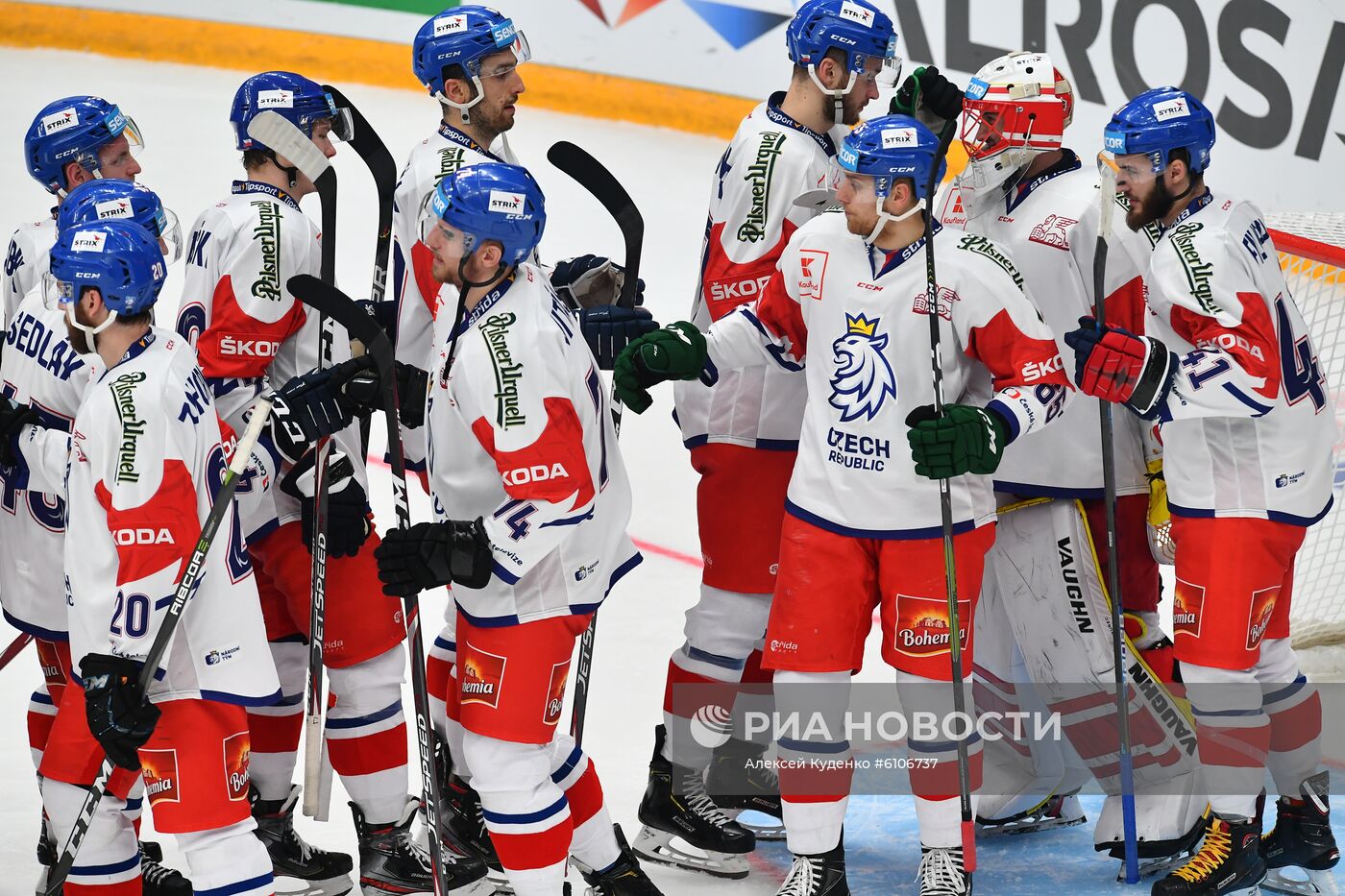 Хоккей. Кубок Первого канала. Матч Россия - Чехия