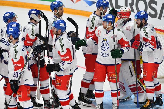 Хоккей. Кубок Первого канала. Матч Россия - Чехия