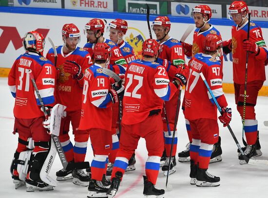 Хоккей. Кубок Первого канала. Матч Россия - Чехия