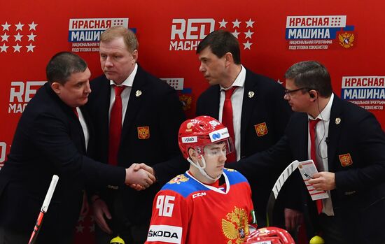 Хоккей. Кубок Первого канала. Матч Россия - Чехия