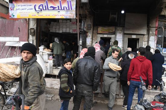 Город Дума в окрестностях Дамаска