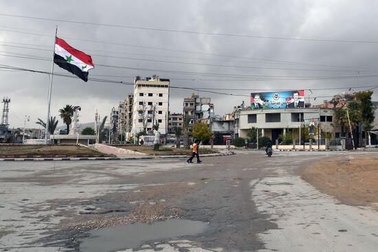 Город Дума в окрестностях Дамаска