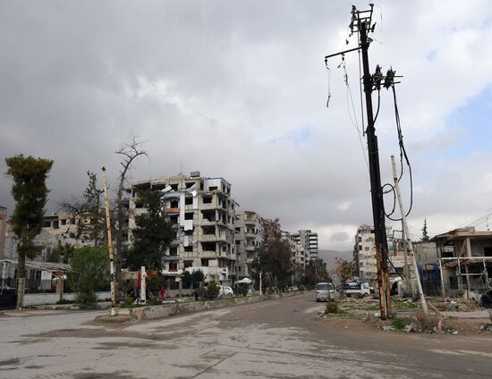 Город Дума в окрестностях Дамаска